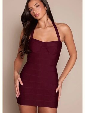 raine dusty blue lace panel tiered bodycon dress Pretty little thing Raine Dusty Blue Lace Panel